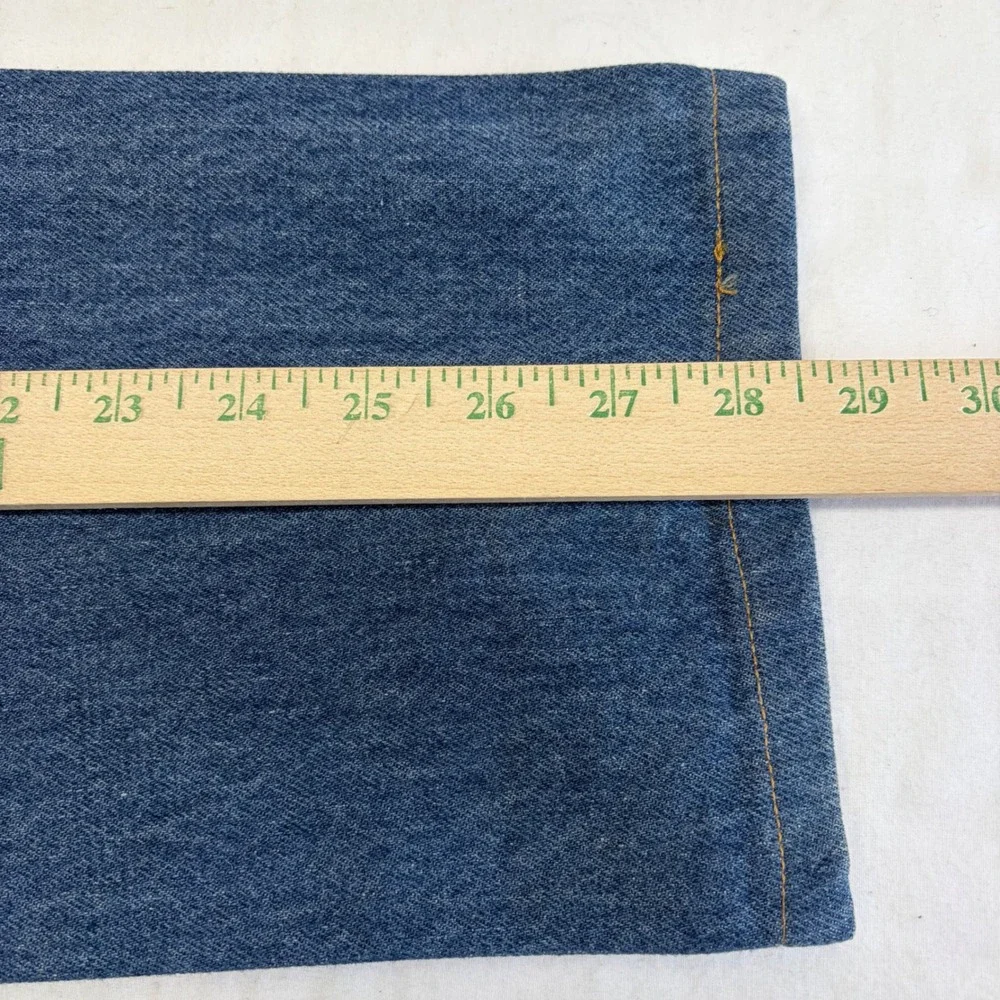 Vintage Levis 505 Orange Tab Jeans Mens Fits 29x28 Made In USA 90s Hemmed